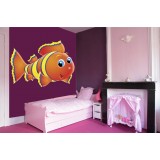 Sticker Enfant Poisson 80x108 cm Réf 6582 