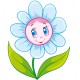 Sticker Fleur joyeuse