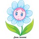 Sticker Fleur joyeuse